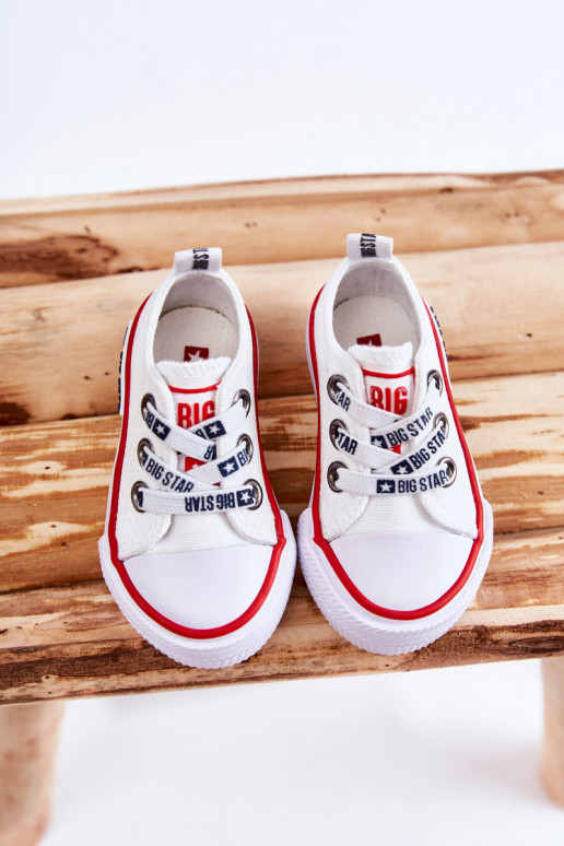 Vrijetijdsschoenen voor kinderen BIG STAR KK374048 wit