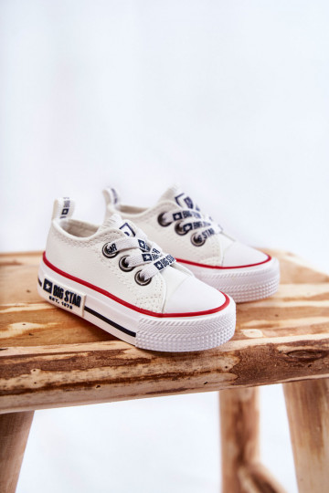Vrijetijdsschoenen voor kinderen BIG STAR KK374040 wit