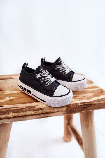 Vrijetijdsschoenen voor kinderen BIG STAR KK374041 Zwart en wit