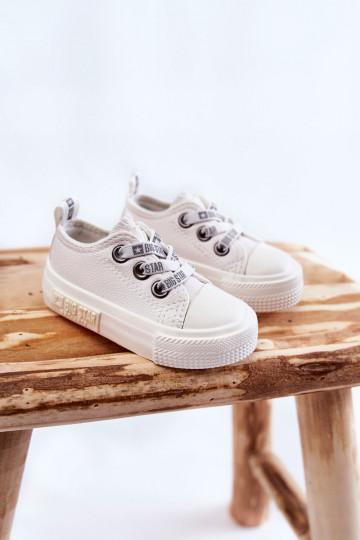 Kindervrijetijdsschoenen BIG STAR KK374058 wit
