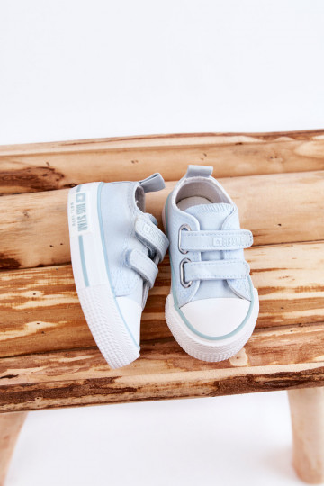 Vrijetijdsschoenen voor kinderen met zelfklevende sluitingen BIG STAR KK374078 blauwe kleur 2