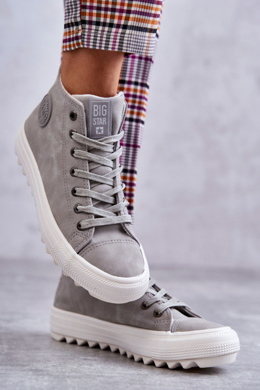 Vrijetijdsschoenen Big Star warm grijs EE274114 Vrijetijdsschoenen Big Star warm grijs EE274114