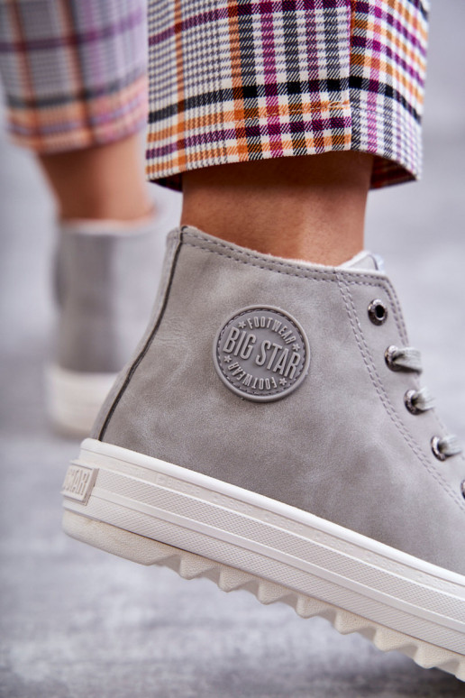 Vrijetijdsschoenen Big Star warm grijs EE274114 Vrijetijdsschoenen Big Star warm grijs EE274114