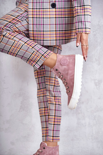 Vrijetijdsschoenen Big Star warm roze kleur EE274113 2