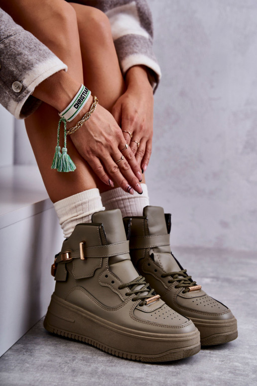 verwarmde sportschoenen groene kleur Lexa verwarmde sportschoenen groene kleur Lexa