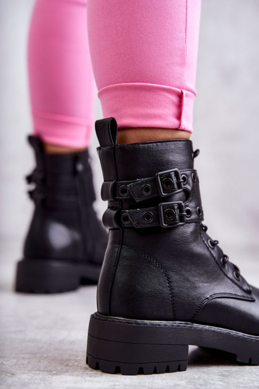 verwarmde laarzen in de zwarte kleur Silvor verwarmde laarzen in de zwarte kleur Silvor