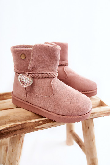Kindersnowboots in de roze kleur May 2