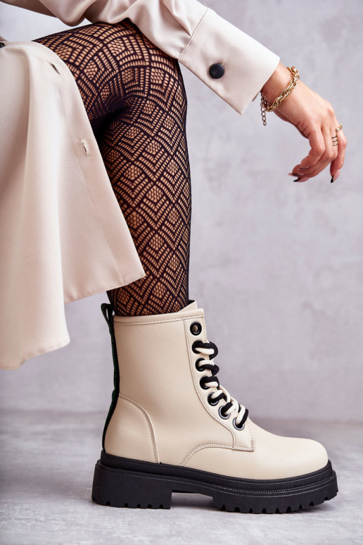 Dames enkellaarsjes enkellaarsjes ivoorkleur Denila Dames enkellaarsjes enkellaarsjes ivoorkleur Denila