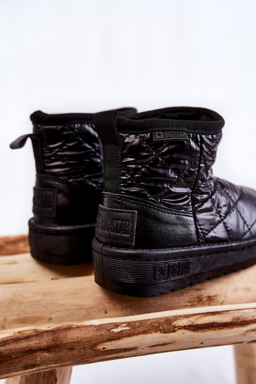 Warme kinderwinterlaarzen Big Star KK374242 zwart Warme kinderwinterlaarzen Big Star KK374242 zwart