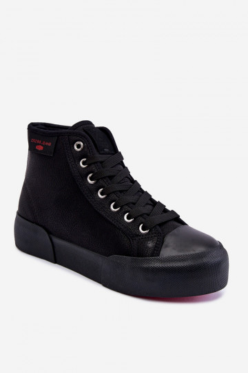 vrijetijdsschoenen met een zool Cross Jeans KK2R4055C zwarte kleur