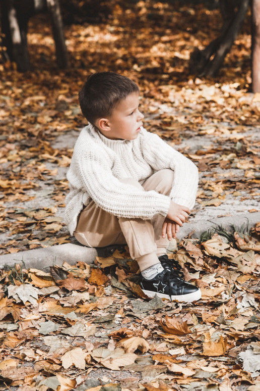 Kindersportschoenen met veters Big Star KK374223 kleur zwart Kindersportschoenen met veters Big Star KK374223 kleur zwart