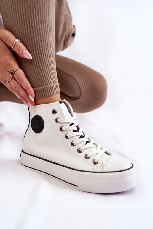 verwarmde vrijetijdsschoenen Big Star KK274170 witte kleur verwarmde vrijetijdsschoenen Big Star KK274170 witte kleur