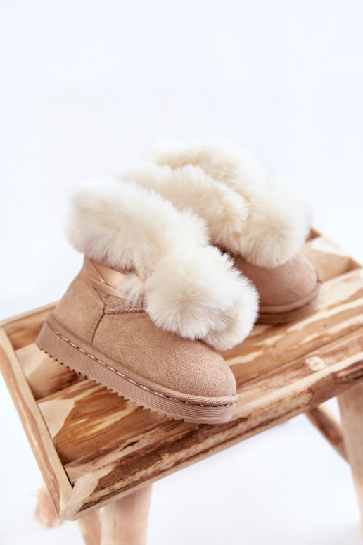 Verwarmde kindersnowboots Ivory Roofy Verwarmde kindersnowboots Ivory Roofy