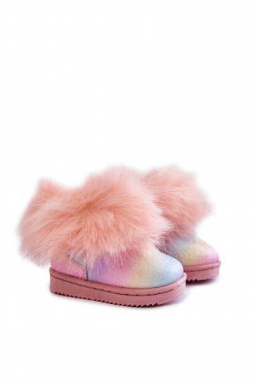 Kindersnowboots met bont in diverse kleuren Ariana 2