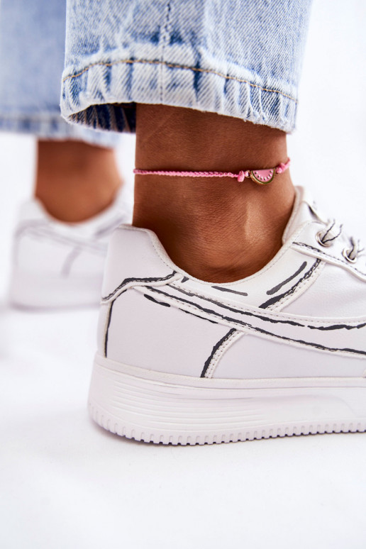 sportschoenen in witte kleur Solveig sportschoenen in witte kleur Solveig