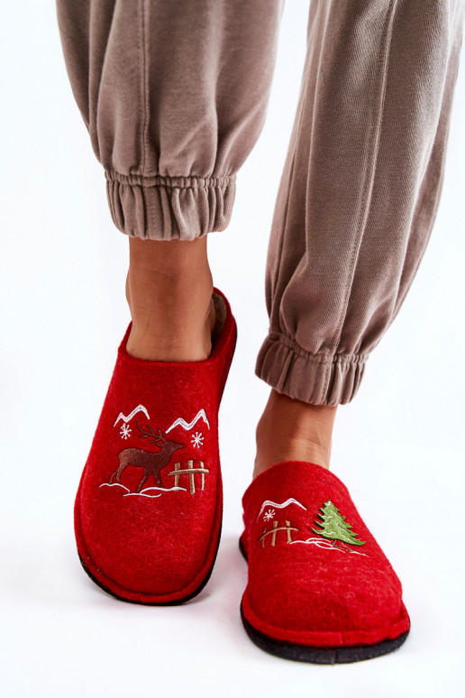 pantoffels Big Star KK276017 rood-zandkleur pantoffels Big Star KK276017 rood-zandkleur