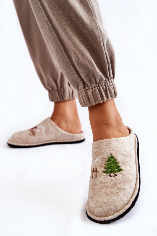 pantoffels Big Star KK276016 beige pantoffels Big Star KK276016 beige