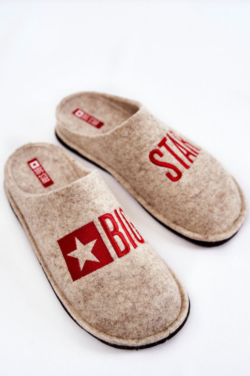 pantoffels Big Star KK276021 beige pantoffels Big Star KK276021 beige