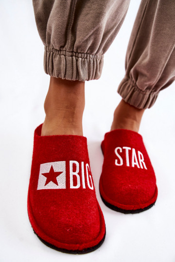 pantoffels Big Star KK276022 rood 2