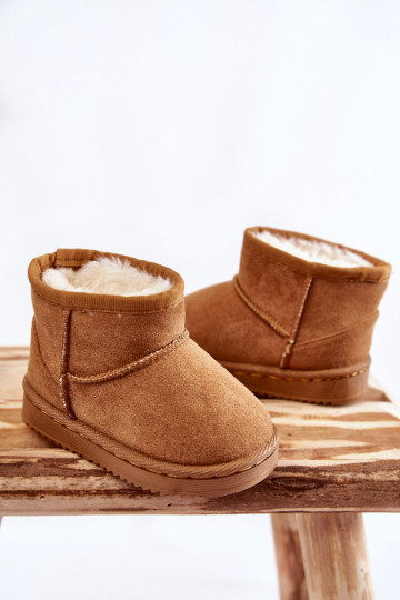 Warme kinderwinterlaarzen in de bruine kleur Gooby 2