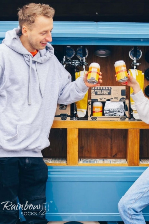 Sokkenset Food Truck Sokkendoos 3 paar Sokkenset Food Truck Sokkendoos 3 paar