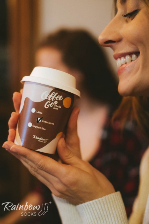 Gekleurde sokken in een doosje Americano 1 paar Gekleurde sokken in een doosje Americano 1 paar