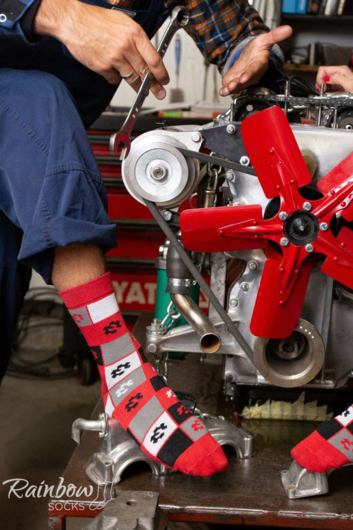 3 paar gekleurde sokken in een doos 3 paar gekleurde sokken in een doos