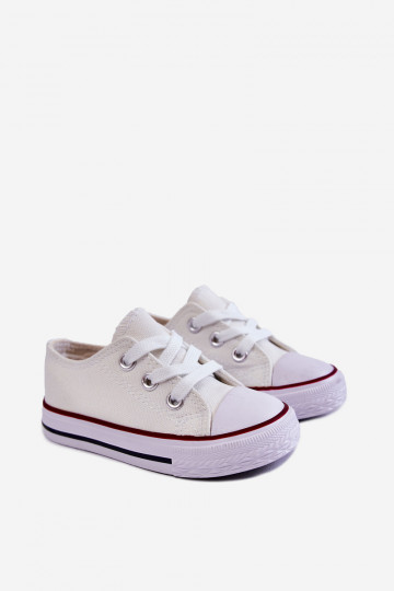 Klassieke kindersportschoen in witte kleur Filemon