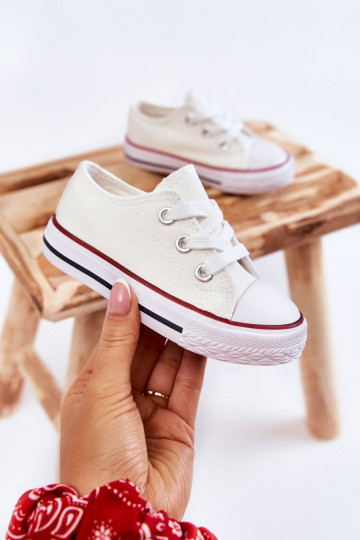 Klassieke kindersportschoen in witte kleur Filemon 2