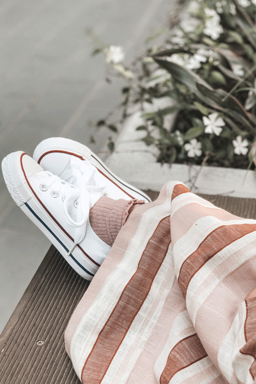 Klassieke kindersportschoen in witte kleur Filemon