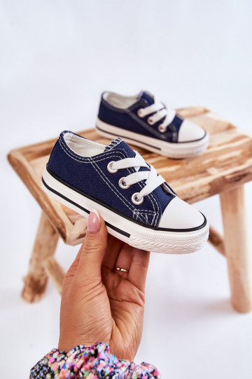 Klassieke kindersportschoen in de kleur donkerblauw Filemon 2