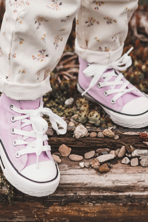 Kinderschoenen met een zool Paarse kleur Filemon Kinderschoenen met een zool Paarse kleur Filemon