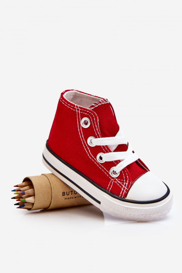 Kinderschoenen met zool Rode kleur Filemon 2