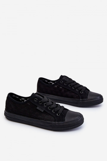 Klassiek model platte schoenen Big Star LL274072 kleur zwart