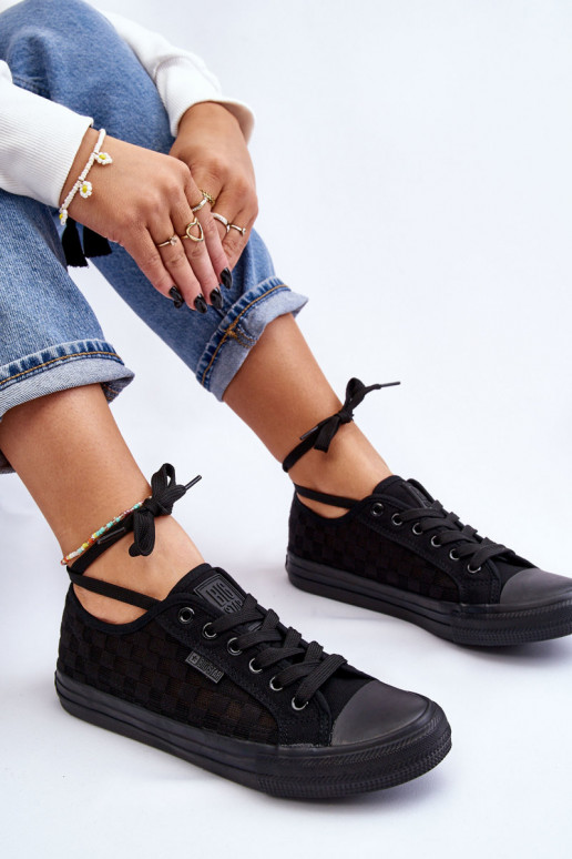 Klassiek model platte schoenen Big Star LL274072 kleur zwart Klassiek model platte schoenen Big Star LL274072 kleur zwart