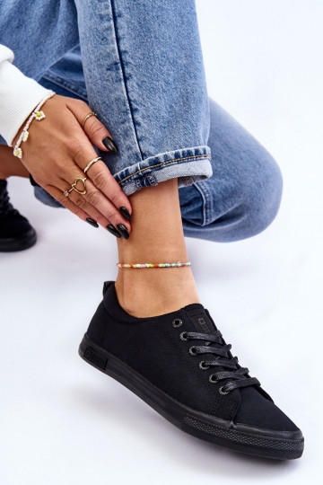 sneakers met platte zolen Big Star LL274057 zwart