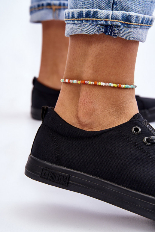 sneakers met platte zolen Big Star LL274057 zwart sneakers met platte zolen Big Star LL274057 zwart