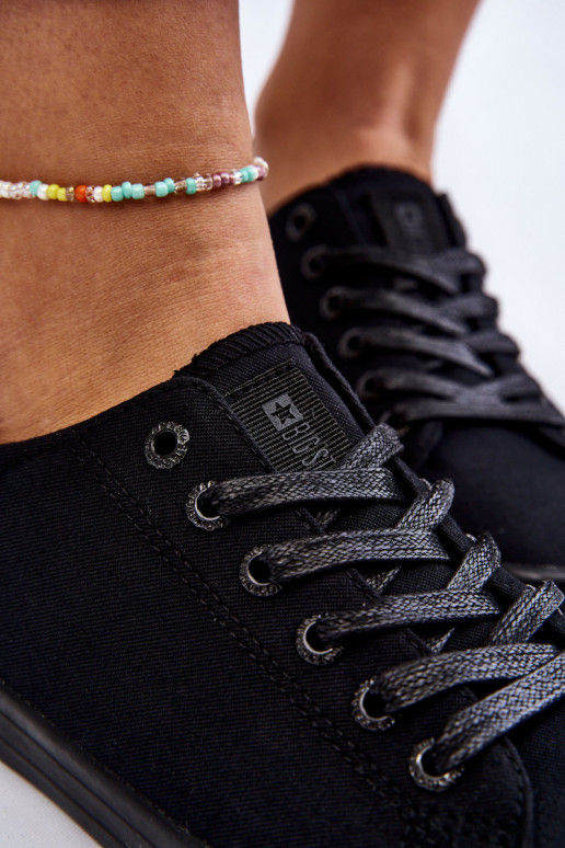 sneakers met platte zolen Big Star LL274057 zwart sneakers met platte zolen Big Star LL274057 zwart