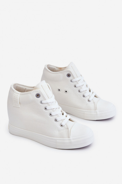 vrijetijdsschoenen met zool Big Star LL274035 witte kleur vrijetijdsschoenen met zool Big Star LL274035 witte kleur