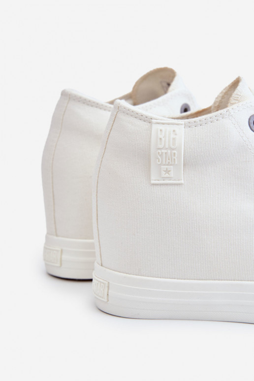 vrijetijdsschoenen met zool Big Star LL274035 witte kleur vrijetijdsschoenen met zool Big Star LL274035 witte kleur