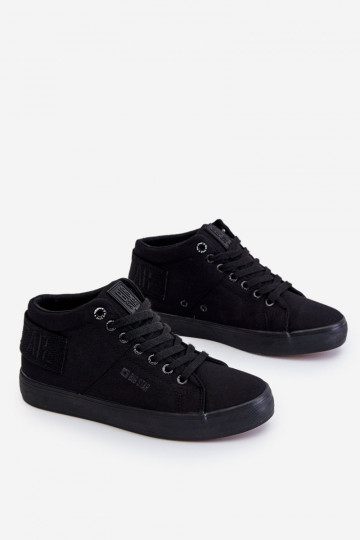 Klassiek model vrijetijdsschoen met zool Big Star LL274001 zwarte kleur 2