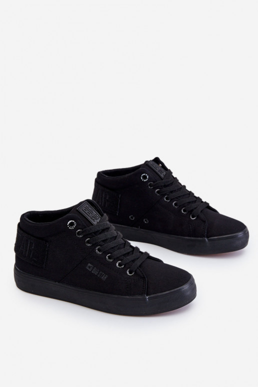 Klassiek model vrijetijdsschoen met zool Big Star LL274001 zwarte kleur