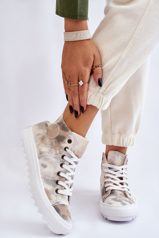 Vrijetijdsschoenen Big Star LL274047 Witgroene kleur Vrijetijdsschoenen Big Star LL274047 Witgroene kleur