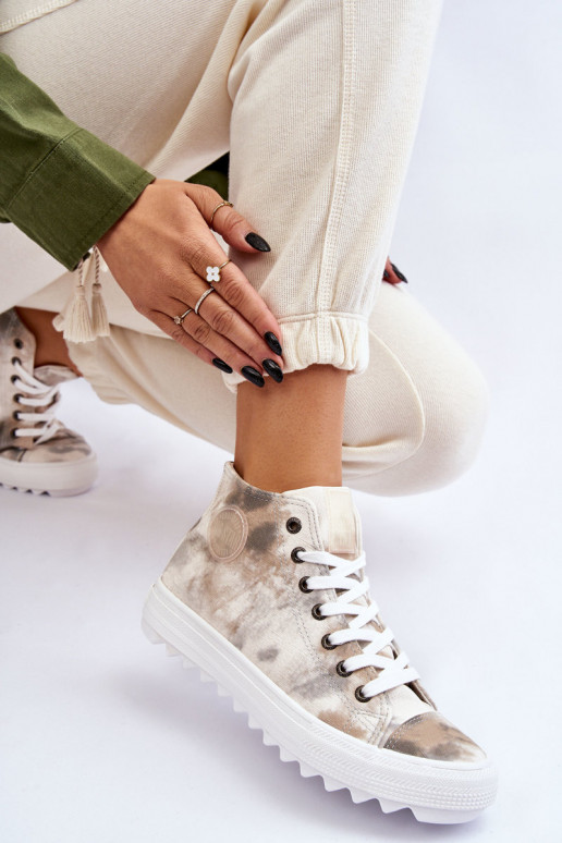 Vrijetijdsschoenen Big Star LL274047 Witgroene kleur Vrijetijdsschoenen Big Star LL274047 Witgroene kleur