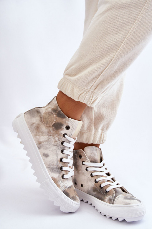 Vrijetijdsschoenen Big Star LL274047 Witgroene kleur Vrijetijdsschoenen Big Star LL274047 Witgroene kleur