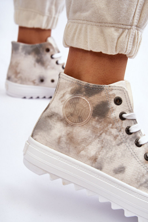 Vrijetijdsschoenen Big Star LL274047 Witgroene kleur Vrijetijdsschoenen Big Star LL274047 Witgroene kleur