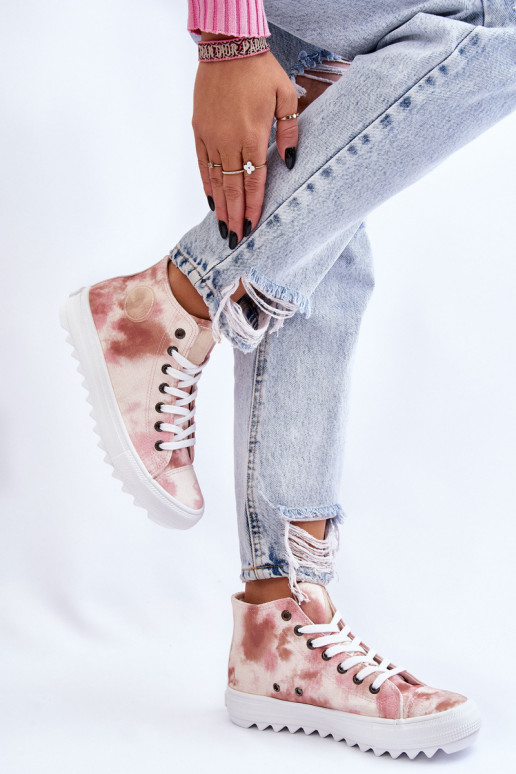 Vrijetijdsschoenen Big Star LL274048 beige-roze