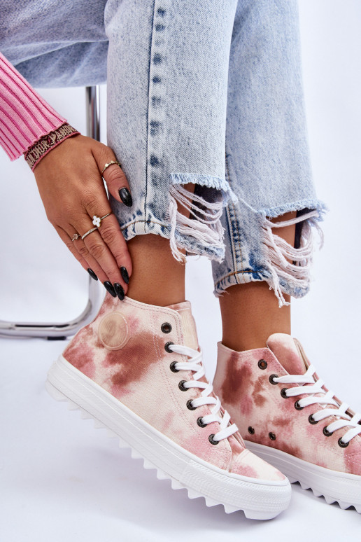 Vrijetijdsschoenen Big Star LL274048 beige-roze