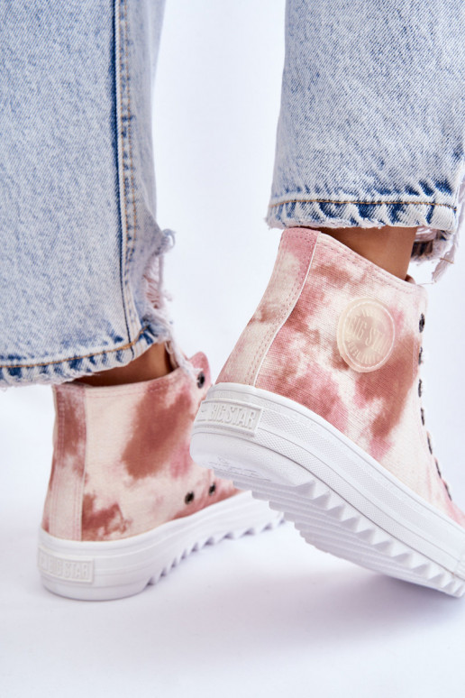 Vrijetijdsschoenen Big Star LL274048 beige-roze