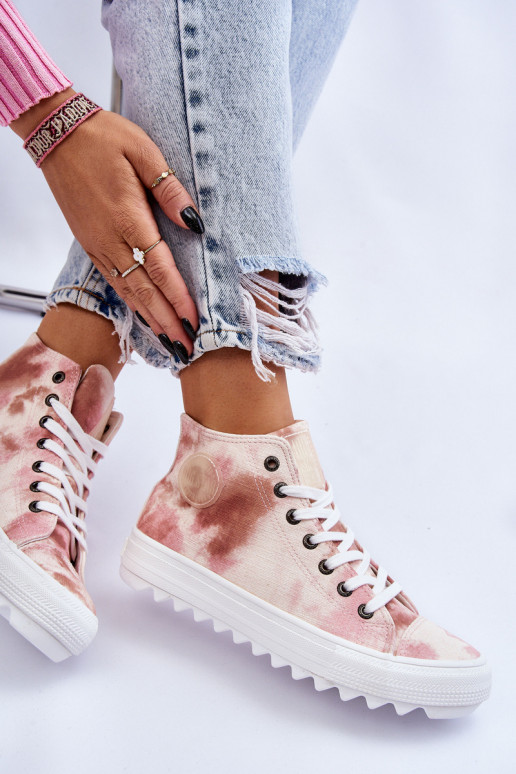 Vrijetijdsschoenen Big Star LL274048 beige-roze